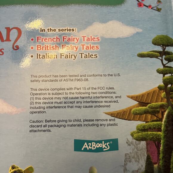 AZ Books “Asian Fairy Tales” Board Book Famous Stories Age 3+ Kidcore Library - Picture 4 of 7
